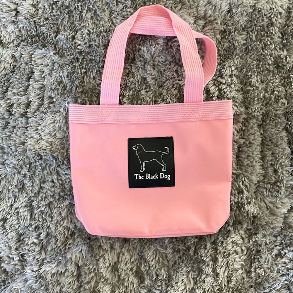 The Black Dog mini tote — pink!